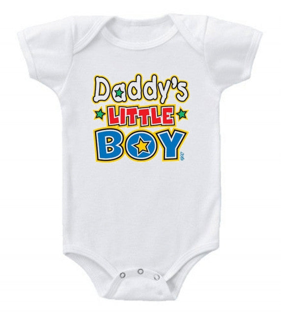 Daddys Little Boy Baby Bodysuit