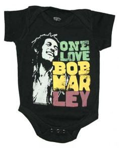 Bob Marley Smile Love Baby One Piece