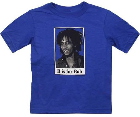 Bob Marley Blue Toddler T Shirt
