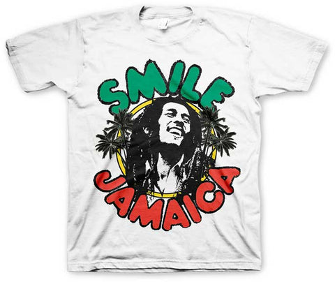 Bob Marley Smile Jamaica Youth T-Shirt