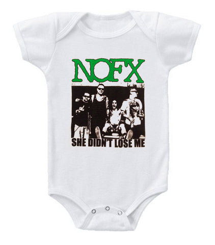 NOFX Lose Me One Piece Baby Bodysuit