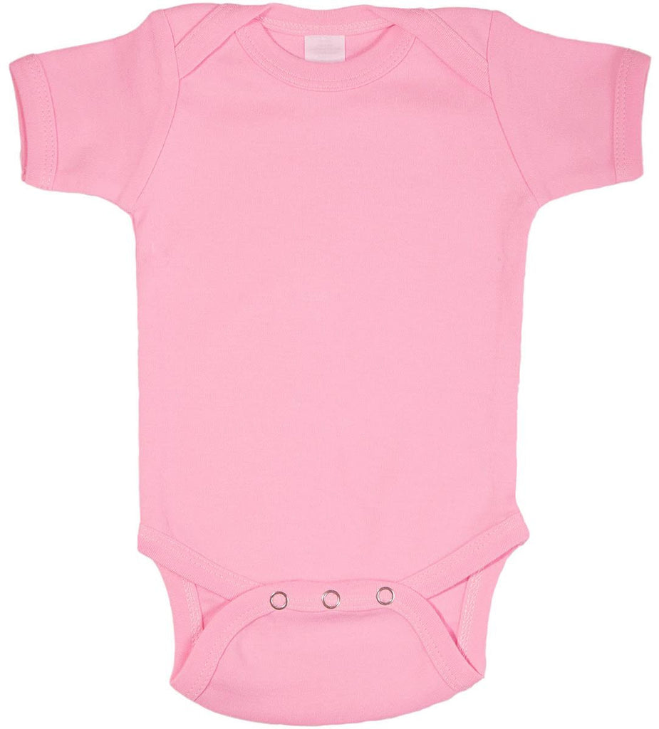 Plain Pink Baby Bodysuit One Piece