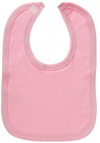 Plain Baby Bib in Pink