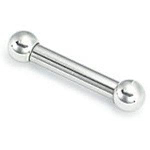 Stainless Steel Straight Barbell - 8g