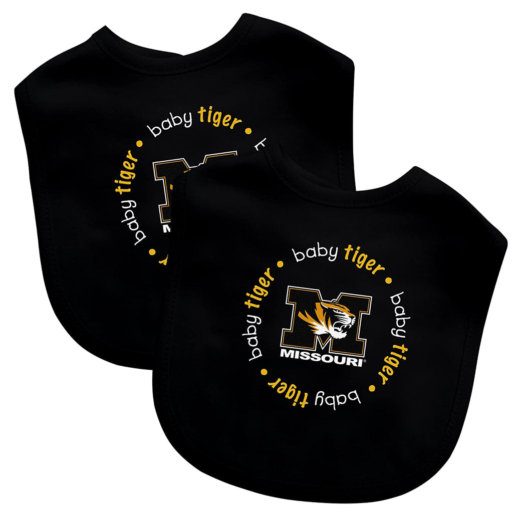 NCAA University of Missouri Baby Bib 2 Pack