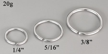 Seamless Annealed Stainless Steel Ring - 20g
