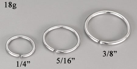Seamless Annealed Stainless Steel Ring - 18g