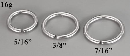 Seamless Annealed Stainless Steel Ring - 16g