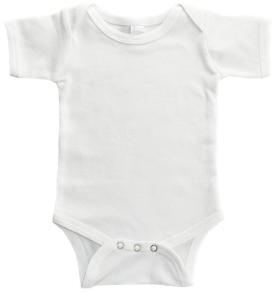 Plain White Baby Bodysuit One Piece