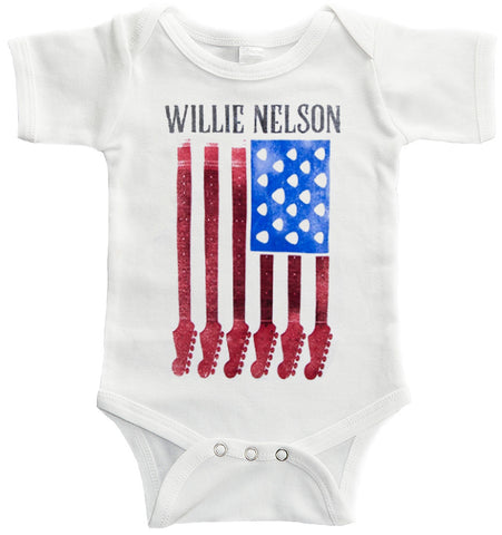 Willie Nelson Baby Onesie