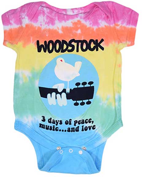 Woodstock Peace Music Love Bodysuit